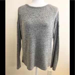 Soft Betsey Johnson ladder back sweatshirt top!